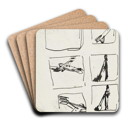 Studies by Reijer Stolk Art Drink Coaster set Studies by Reijer Stolk Art Drink Coaster set