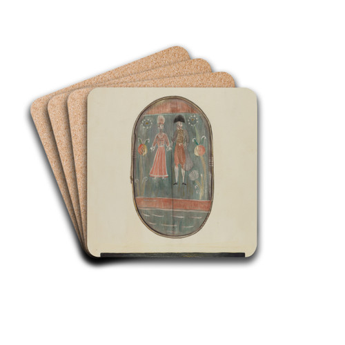 Bride Box by Elmer R. Kottcamp Drink Coasters - set of 4