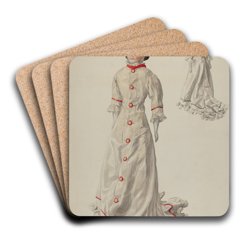 Doll by Stanley Mazur Art Drink Coaster set