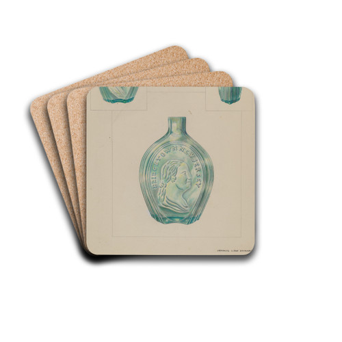 Bottle by Francis Law Durand Drink Coasters - set of 4