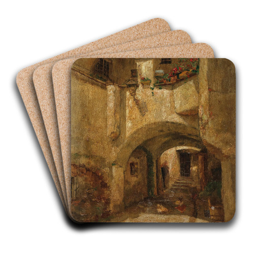 In the Wachau region by Paul Unbereit Art Drink Coaster set
