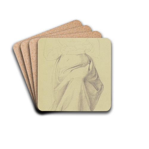 Reading girl. by August Lucas Drink Coasters - set of 4