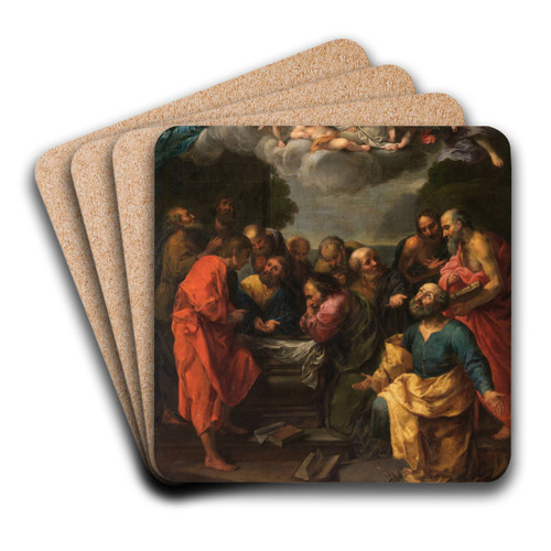 The Assumption of Mary by Guido Reni Art Drink Coaster set