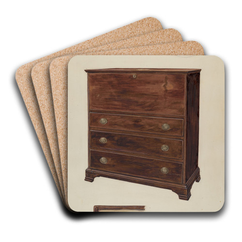 Chest by Lillian Causey Art Drink Coaster set