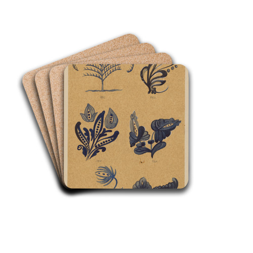 Decoration for Stoneware by A. Zimet Drink Coasters - set of 4