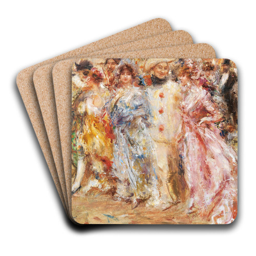 Carnevale by Vincenzo Migliaro Art Drink Coaster set Carnevale by Vincenzo Migliaro Art Drink Coaster set