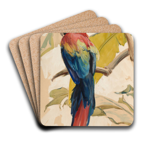 Old Grumpy by Henry Keller Art Drink Coaster set