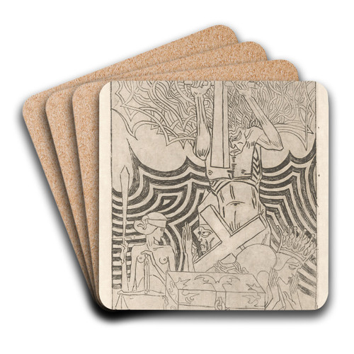 De Anarchie by Jan Toorop Art Drink Coaster set
