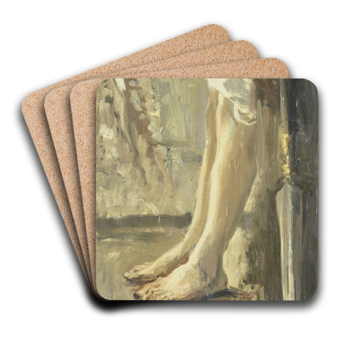 David's Legs by Jozef Israls Art Drink Coaster set