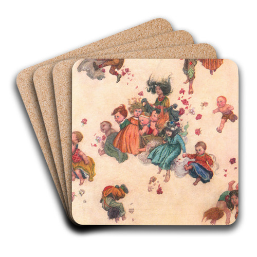 Frontispiece by William Heath Robinson Art Drink Coaster set