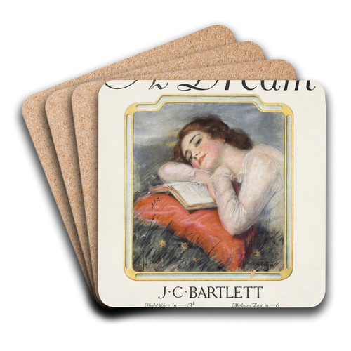 A dream by Haskell Coffin Art Drink Coaster set
