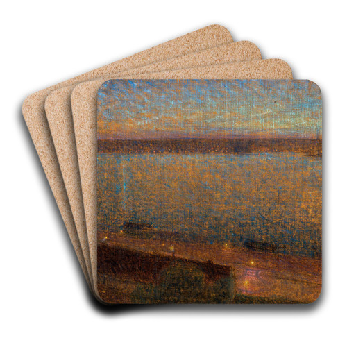 A Night in May by Eugne Jansson Art Drink Coaster set