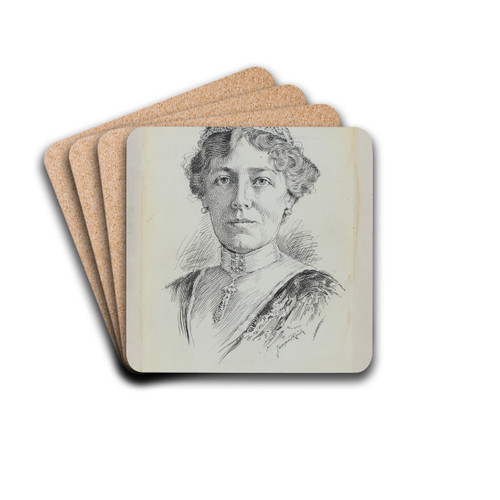 Helen Herron Taft by Jacques Reich Drink Coasters - set of 4
