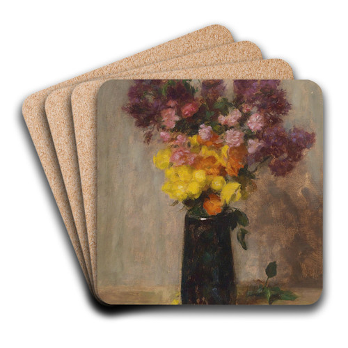 Blumenstillleben by Simon Glcklich Art Drink Coaster set Blumenstillleben by Simon Glcklich Art Drink Coaster set