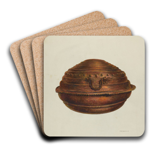Baptismal Font by Gerald Transpota Art Drink Coaster set