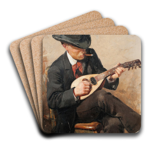 Aron Johansson by Axel Jungstedt Art Drink Coaster set