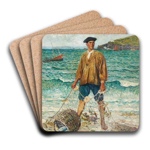 Le Pcheur by Maxime Maufra Art Drink Coaster set