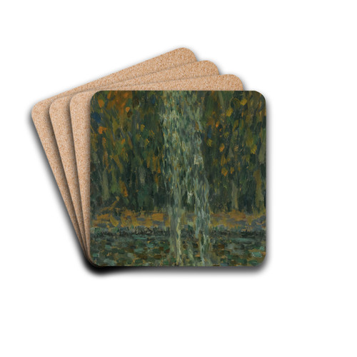Jet D'eau by Henri Le Sidaner Drink Coasters - set of 4 Jet D'eau by Henri Le Sidaner Drink Coasters - set of 4