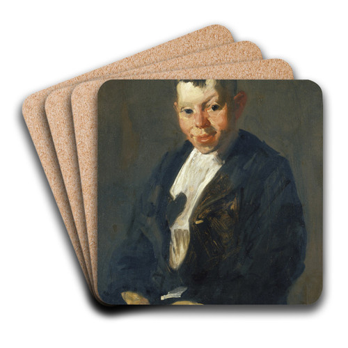 The Newsboy by George Wesley Bellows Art Drink Coaster set