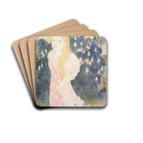 Les crpuscules ont une douceur d'ancienne peinture by Maurice Denis Drink Coasters - set of 4