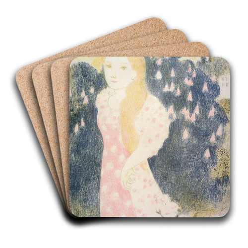 Les crpuscules ont une douceur d'ancienne peinture by Maurice Denis Art Drink Coaster set
