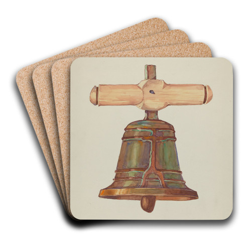 Bell by Robert W.R. Taylor Art Drink Coaster set
