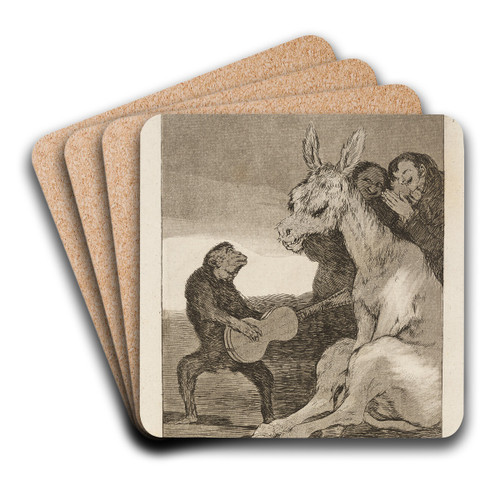 Brabisimo! (Bravo!) by Francisco de Goya Art Drink Coaster set
