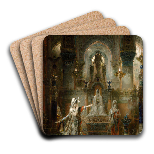 Salom Dancing before Herod by Gustave Moreau Art Drink Coaster set