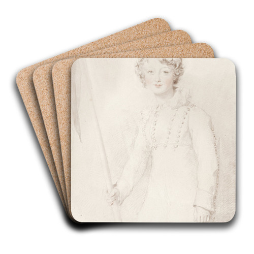 The son of Countess Meerveldt by Sir Thomas Lawrence Art Drink Coaster set