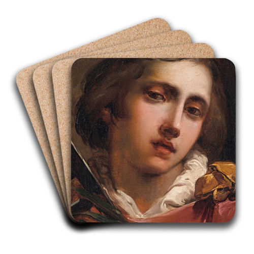 Saint Lawrence by Gaetano Gandolfi Art Drink Coaster set