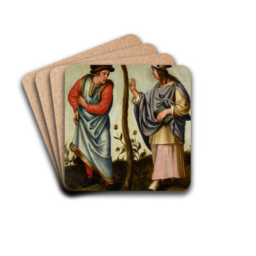 The Prophets Zechariah and Malachi by Bartholomus Sarburgh Drink Coasters - set of 4