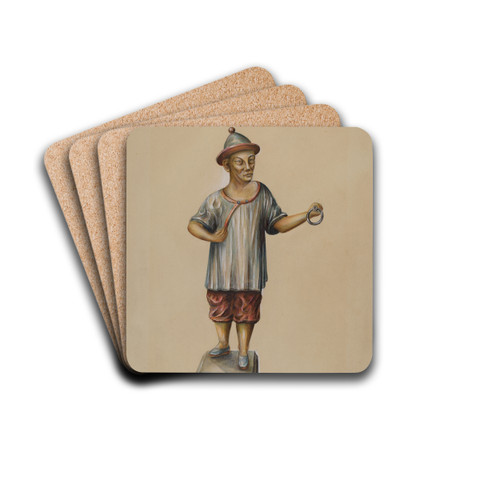 Hitching Post by Charles Bowman Drink Coasters - set of 4