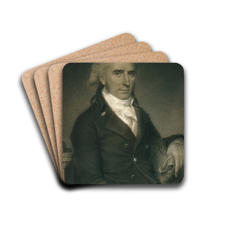 Daniel Strobel, Jr. by John Vanderlyn Drink Coasters - set of 4