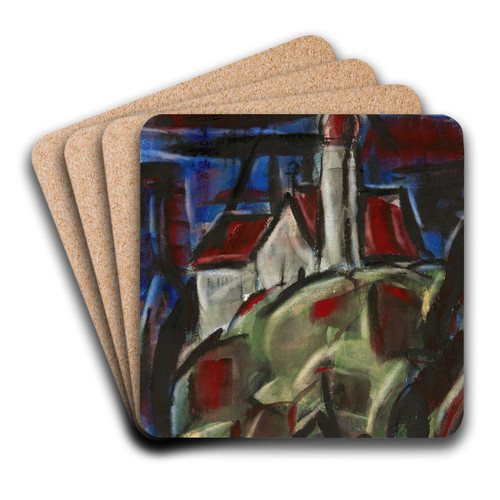 Kloster Andechs by Christian Rohlfs Art Drink Coaster set