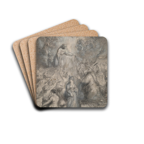 The Distribution of FranciscanCords by Philip Fruytiers Drink Coasters - set of 4