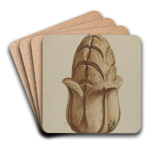 Base for Weather Vane by Hazel Hyde Art Drink Coaster set