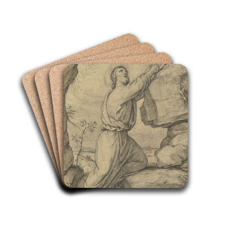 The Good Shepherd by Friedrich von Olivier Drink Coasters - set of 4