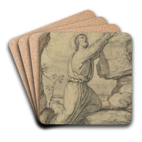 The Good Shepherd by Friedrich von Olivier Art Drink Coaster set