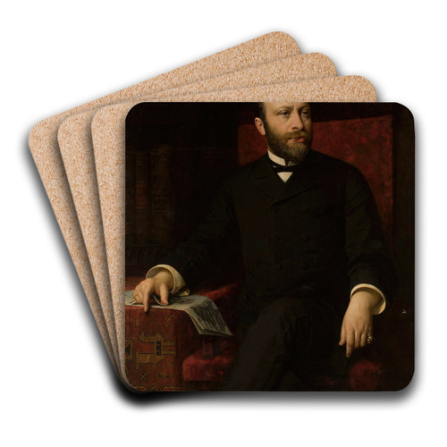 Portrait of Francis de Sales Lewental by Pantaleon Szyndler Art Drink Coaster set Portrait of Francis de Sales Lewental by Pantaleon Szyndler Art Drink Coaster set