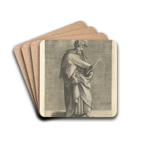 Marco Dente, Saint Philip by Marco Dente Drink Coasters - set of 4