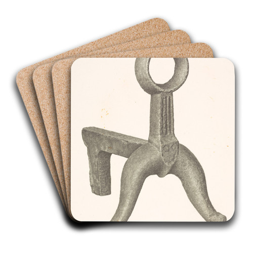 Andiron by Jacob Lipkin Art Drink Coaster set