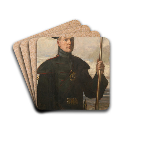 Sir Patrick Ford in the uniform of a Royal Archer by Sir John Lavery Drink Coasters - set of 4 Sir Patrick Ford in the uniform of a Royal Archer by Sir John Lavery Drink Coasters - set of 4