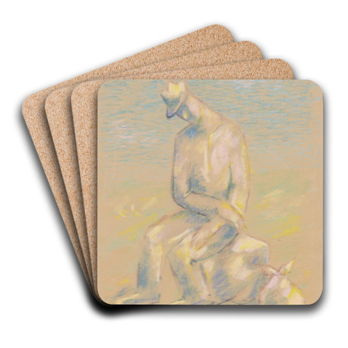 Emigrant by Mikul Galanda Art Drink Coaster set