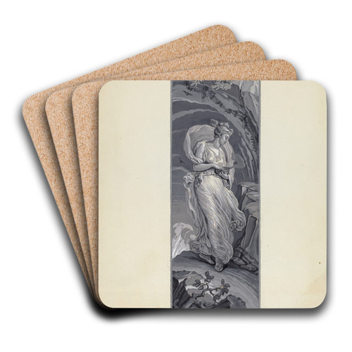 Wall Paper by M. Rosenshield-von-Paulin Art Drink Coaster set