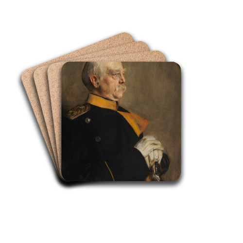 Otto Frst von Bismarck by Franz von Lenbach Drink Coasters - set of 4