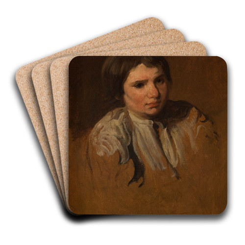 Young Peasant by Piotr Michaowski Art Drink Coaster set Young Peasant by Piotr Michaowski Art Drink Coaster set