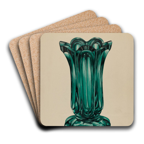 Vase by John Tarantino Art Drink Coaster set