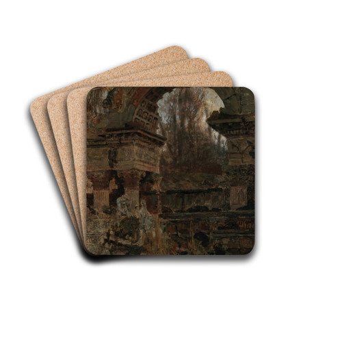 Rmische Ruine in Schnbrunn by Carl Moll Drink Coasters - set of 4