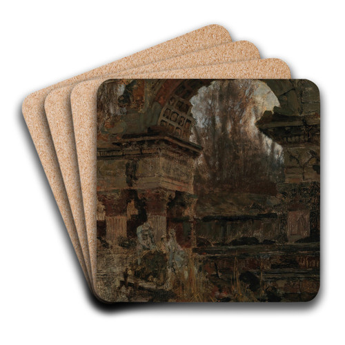 Rmische Ruine in Schnbrunn by Carl Moll Art Drink Coaster set