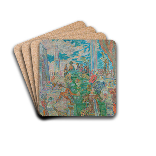 The Feast by Zygmunt Waliszewski Drink Coasters - set of 4